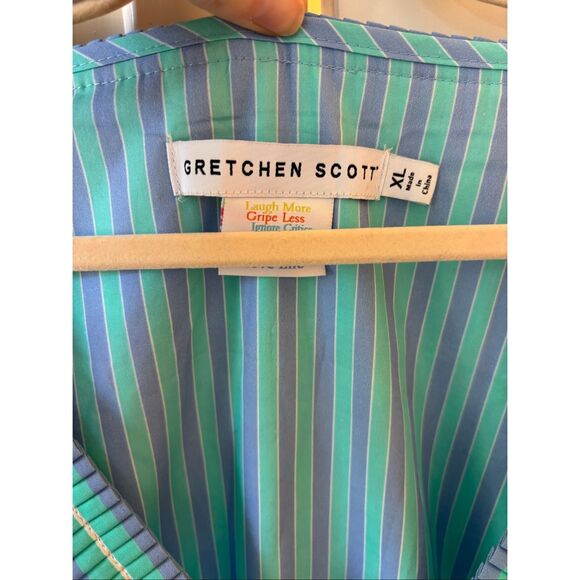 NWOT Gretchen Scott Surf's Up Dress - periwinkle , $225 XL - Picture 7 of 11